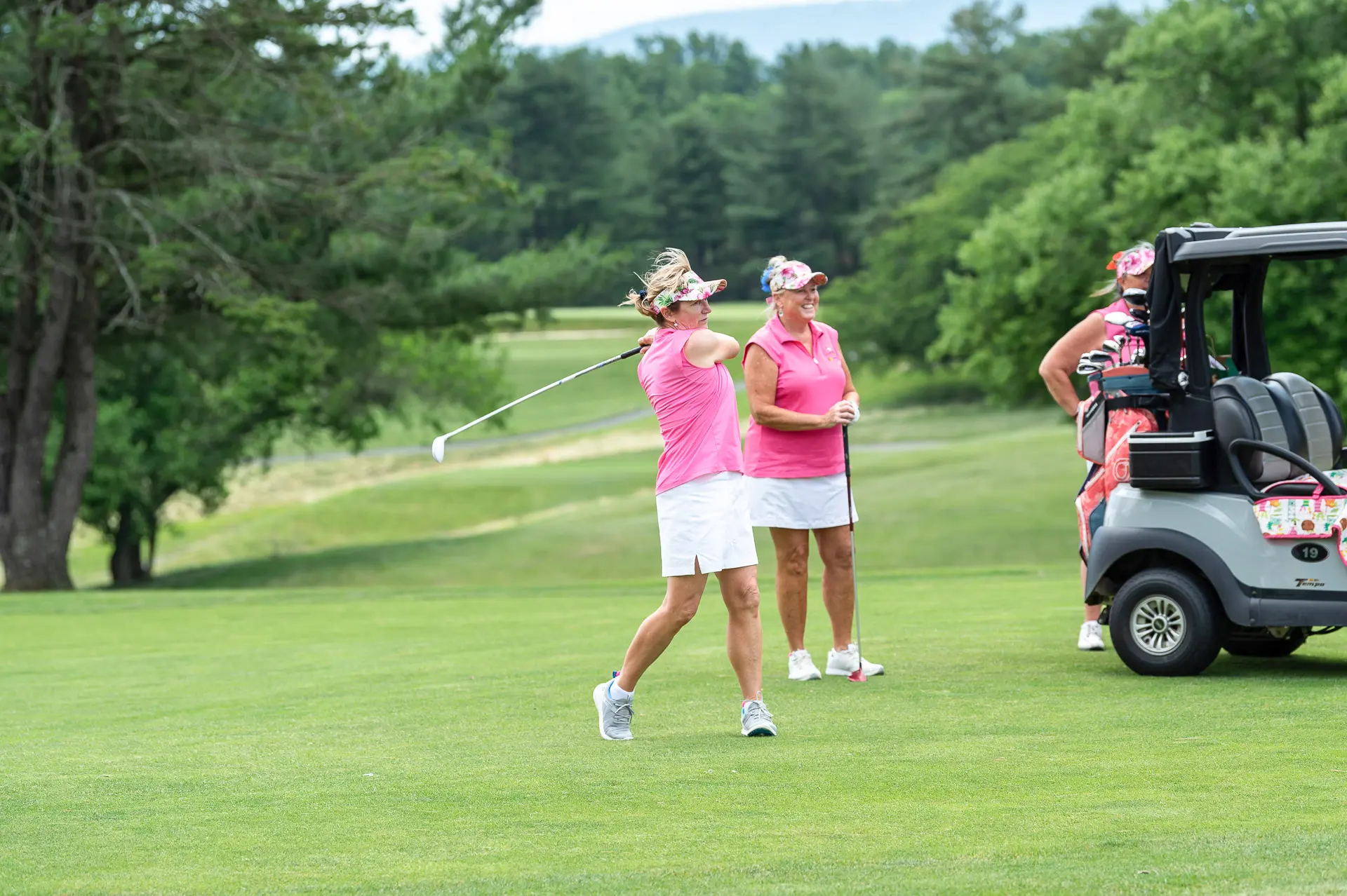 Golfers sharing a day of purpose on the course at the Fairways for Hope tournament